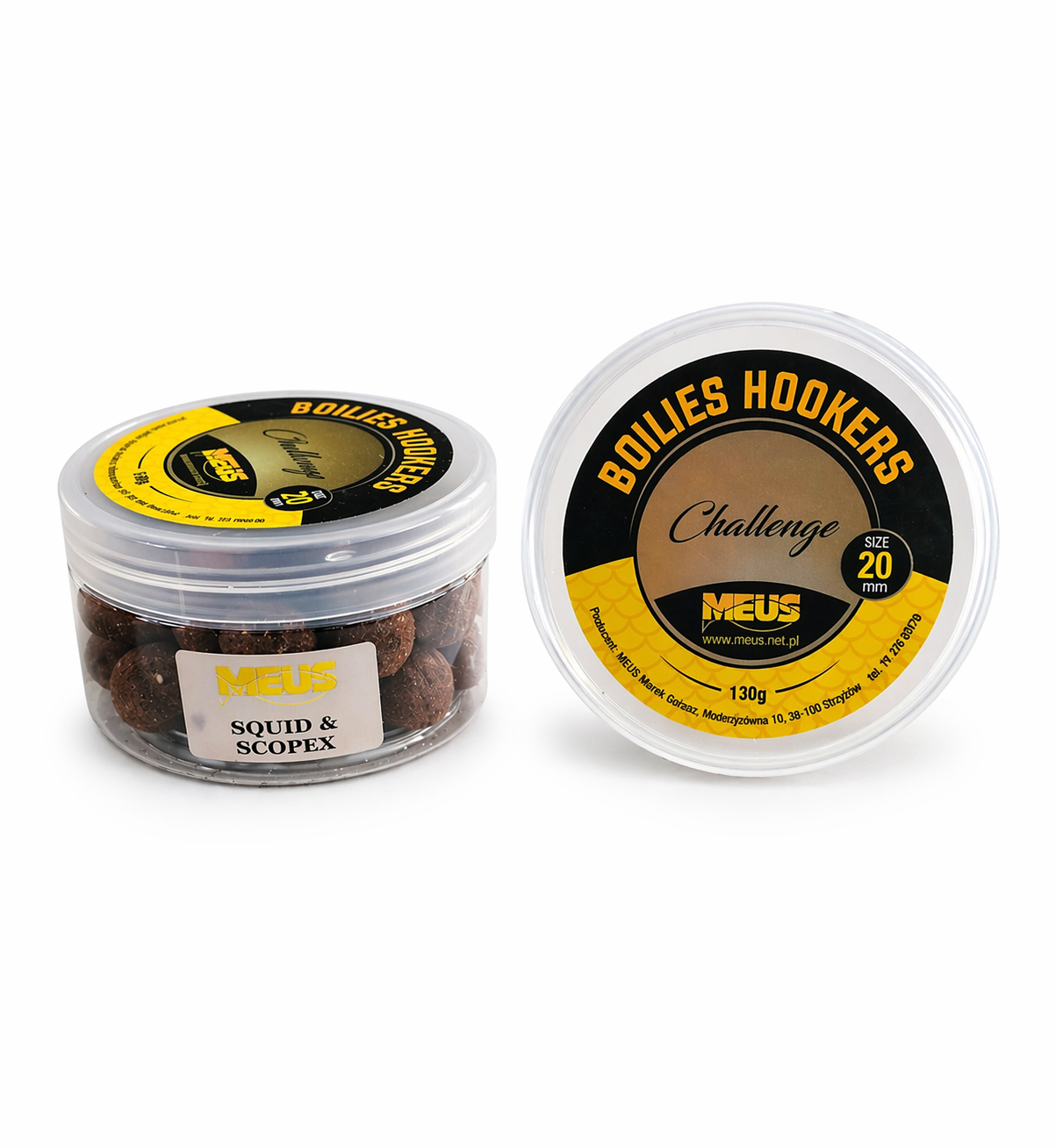 Boilies Hookbaits 20mm – Squid & Scopex – 130g