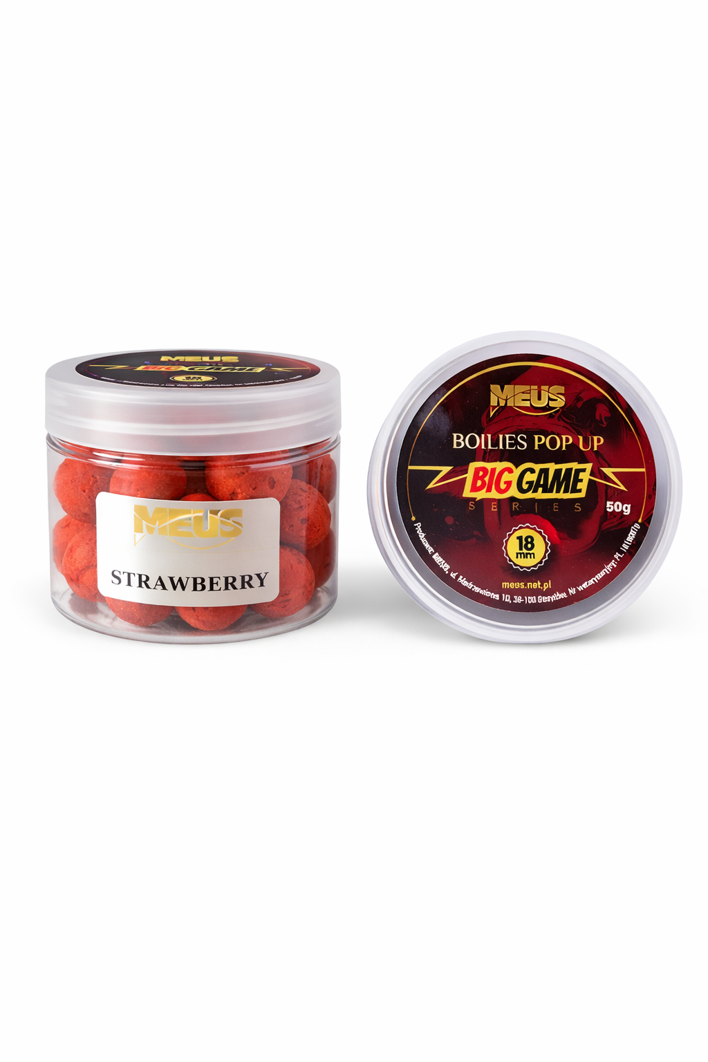 Big Game pop up 18mm  Strawberry 50gr.