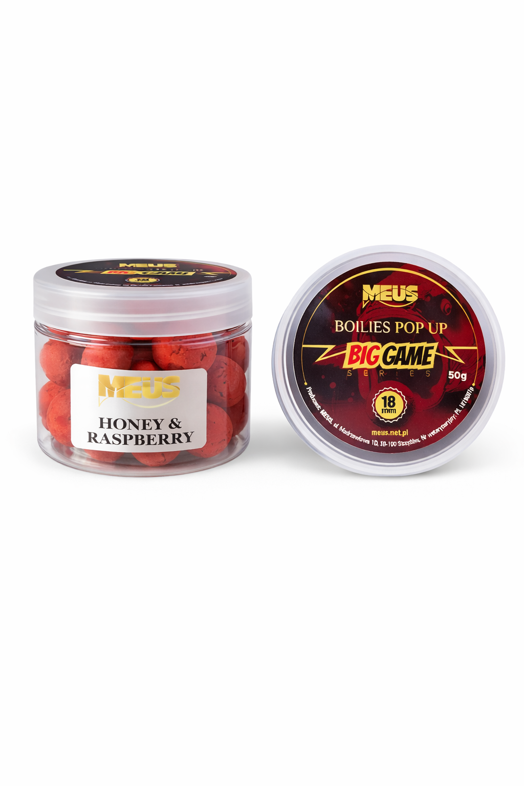 Big Game pop up  18mm Honey raspberry 50gr.