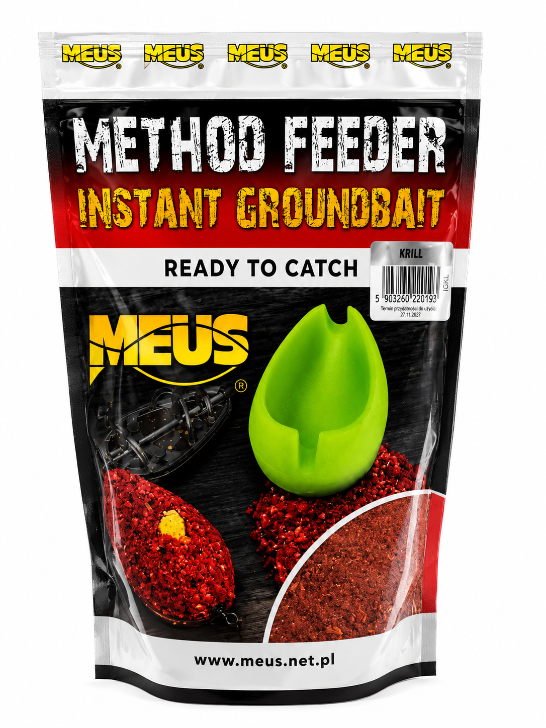 Instant Groundbait Krill 700g