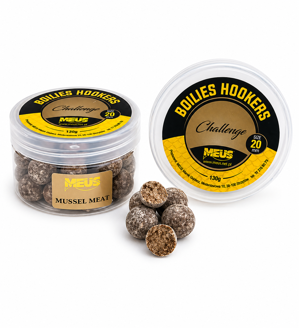 Boilies Hookbaits 20mm – Mussel Meat – 130g