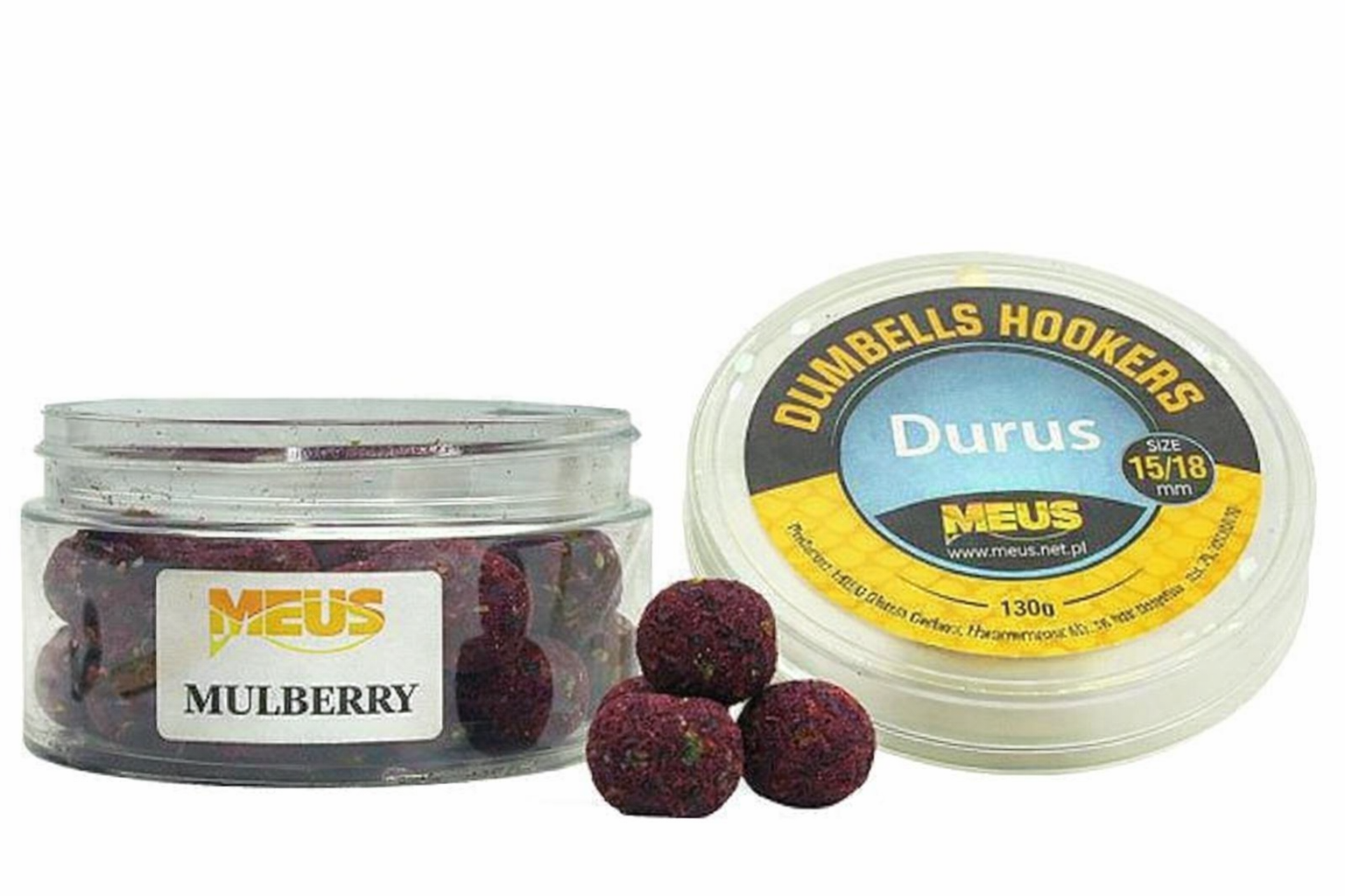 Dumbells Hookbaits – Mulberry (15/18mm)