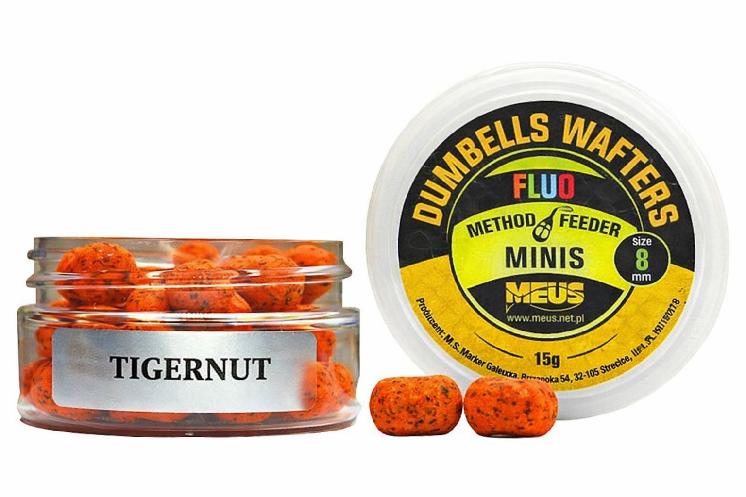 Dumbells Wafters FLUO&nbsp; Minis – Tigernut 8mm