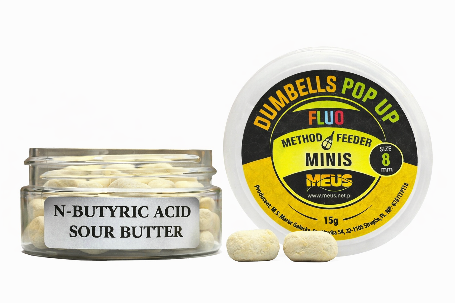 DUMBELLS POP UP FLUO  MINIS – N-BUTYRIC ACID 8MM