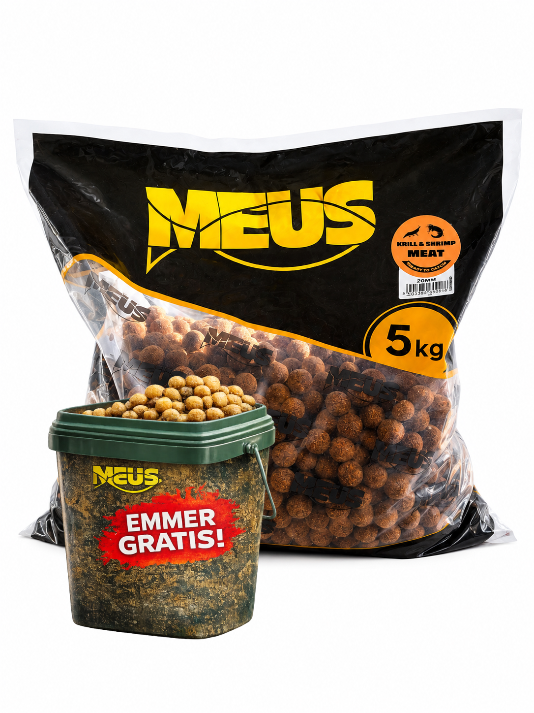 Boilies 20mm Krill & Shrimp Meat  5kg