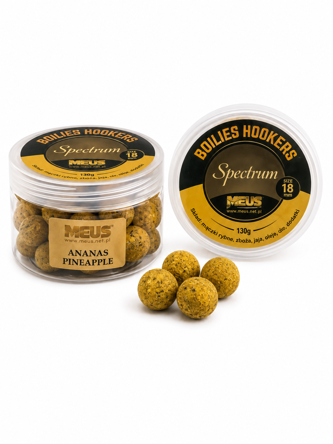 Spectrum Pineapple Hookbaits 18 mm – 130 g