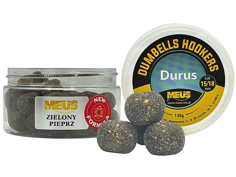haakbaits dumbell hookbaits durus 15 18mm groene peper