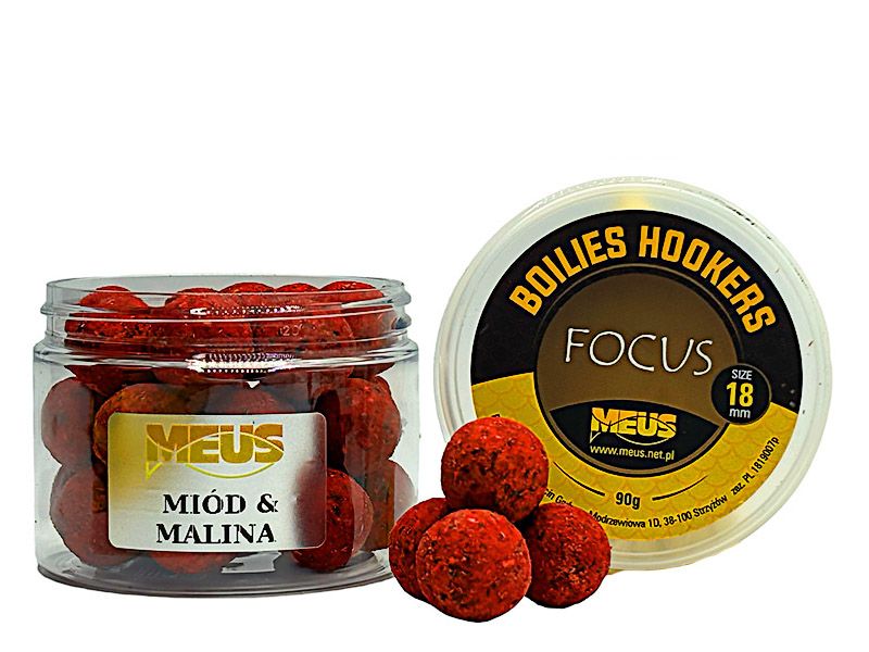haakbaits haakaas focus 18mm honing en framboos