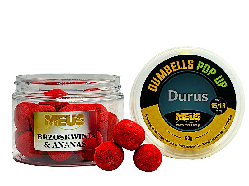 pop up dumbell pop up durus 15 18mm perzik en ananas