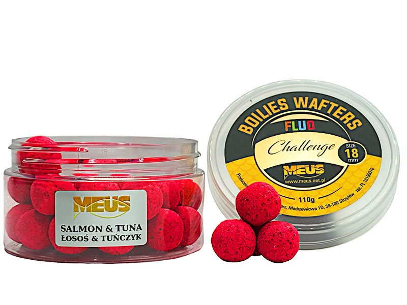 wafters en dumbells wafters challenge 18mm salmon en tuna